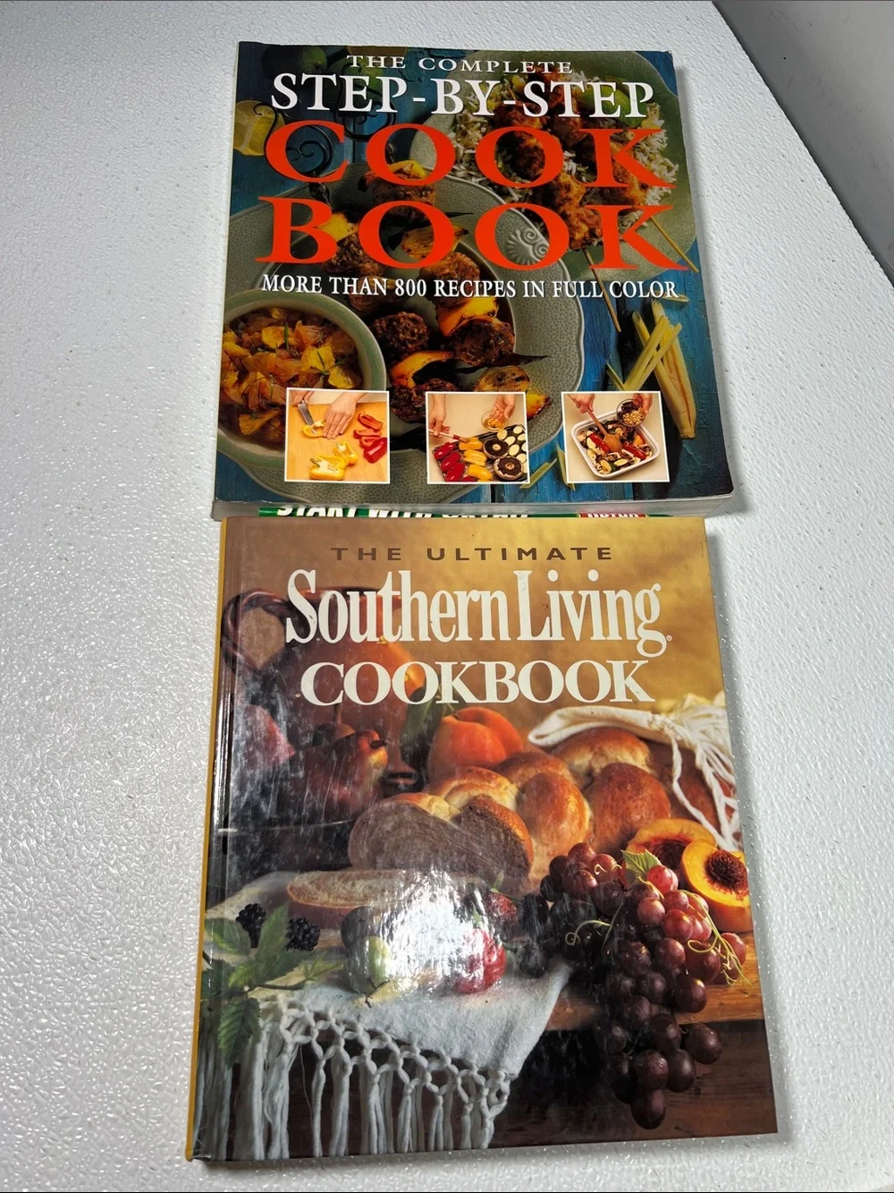 Southern Living and Complete Step by Step Cook Books Great Condition